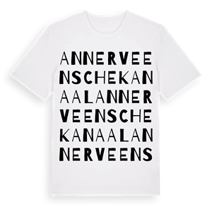 Annerveenschekanaal ordlek t-shirt – ekologisk bomull t-shirt från Pinshirt
