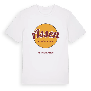 Assen cirkel t-shirt – ekologisk bomull t-shirt från Pinshirt