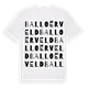 Balloërveld ordlek t-shirt