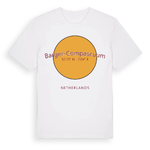 Barger-Compascuum cirkel t-shirt – ekologisk bomull t-shirt från Pinshirt