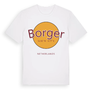 Borger cirkel t-shirt – ekologisk bomull t-shirt från Pinshirt