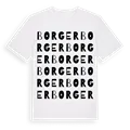Borger ordlek t-shirt