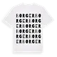 Borger ordlek t-shirt