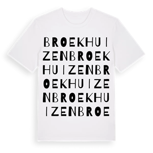 Broekhuizen ordlek t-shirt – ekologisk bomull t-shirt från Pinshirt