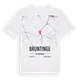 Bruntinge karta t-shirt