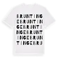 Bruntinge ordlek t-shirt