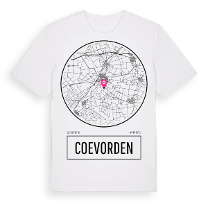 Coevorden t-shirt – ekologisk bomull t-shirt från Pinshirt