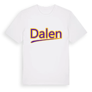Dalen baseball t-shirt – ekologisk bomull t-shirt från Pinshirt