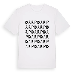 Darp ordlek t-shirt – ekologisk bomull t-shirt från Pinshirt