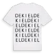 De Kiel ordlek t-shirt