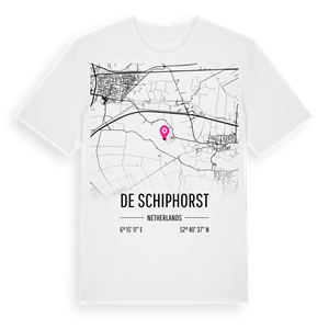 De Schiphorst karta t-shirt – ekologisk bomull t-shirt från Pinshirt