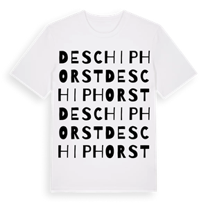 De Schiphorst ordlek t-shirt – ekologisk bomull t-shirt från Pinshirt