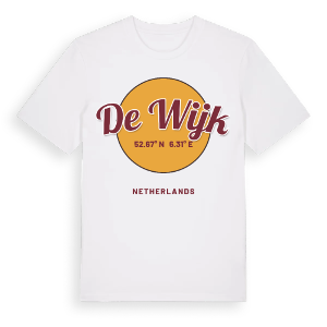 de Wijk cirkel t-shirt – ekologisk bomull t-shirt från Pinshirt