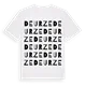 Deurze ordlek t-shirt