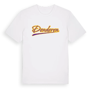 Donderen baseball t-shirt – ekologisk bomull t-shirt från Pinshirt