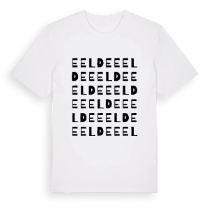 Eelde ordlek t-shirt – ekologisk bomull t-shirt från Pinshirt