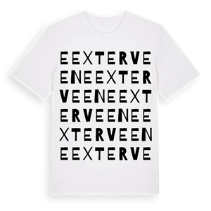 Eexterveen ordlek t-shirt – ekologisk bomull t-shirt från Pinshirt