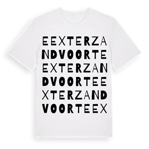 Eexterzandvoort ordlek t-shirt – ekologisk bomull t-shirt från Pinshirt