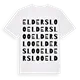 Eldersloo ordlek t-shirt