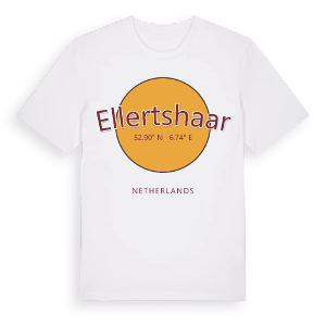 Ellertshaar cirkel t-shirt – ekologisk bomull t-shirt från Pinshirt