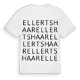 Ellertshaar ordlek t-shirt