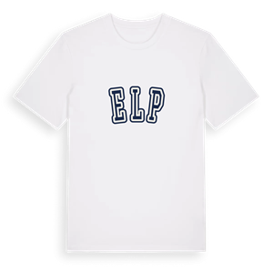 Elp college t-shirt – ekologisk bomull t-shirt från Pinshirt