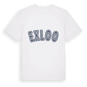 Exloo college t-shirt – ekologisk bomull t-shirt från Pinshirt