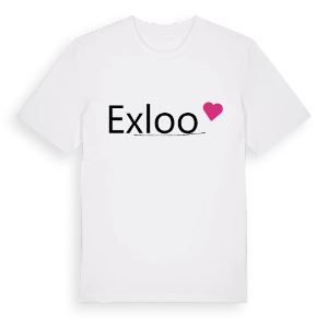 Exloo hjärta t-shirt – ekologisk bomull t-shirt från Pinshirt