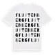 Fluitenberg ordlek t-shirt