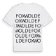 Foxwolde ordlek t-shirt