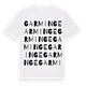 Garminge ordlek t-shirt