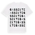 Gasselte ordlek t-shirt