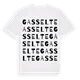 Gasselte ordlek t-shirt