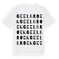 Geelbroek ordlek t-shirt