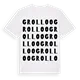 Grolloo ordlek t-shirt