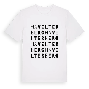 Havelterberg ordlek t-shirt – ekologisk bomull t-shirt från Pinshirt