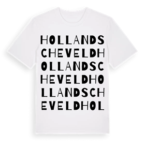Hollandscheveld ordlek t-shirt – ekologisk bomull t-shirt från Pinshirt