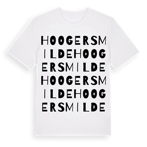 Hoogersmilde ordlek t-shirt – ekologisk bomull t-shirt från Pinshirt