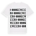 Hoogeveen ordlek t-shirt