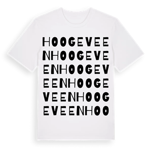 Hoogeveen ordlek t-shirt – ekologisk bomull t-shirt från Pinshirt