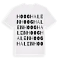 Hooghalen ordlek t-shirt
