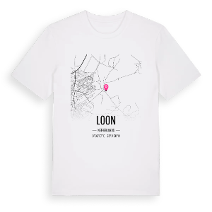 Loon karta t-shirt – ekologisk bomull t-shirt från Pinshirt
