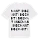 Mantinge ordlek t-shirt