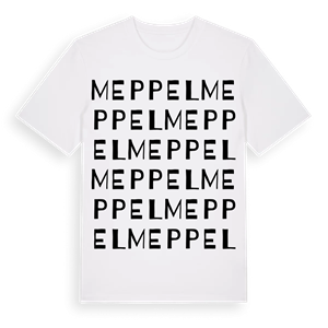 Meppel ordlek t-shirt – ekologisk bomull t-shirt från Pinshirt