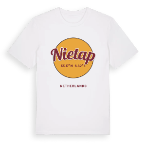 Nietap cirkel t-shirt – ekologisk bomull t-shirt från Pinshirt