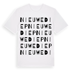 Nieuwediep ordlek t-shirt – ekologisk bomull t-shirt från Pinshirt