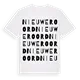 Nieuweroord ordlek t-shirt