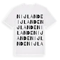 Nijlande ordlek t-shirt