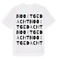 Nooitgedacht ordlek t-shirt