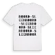 Noord-Sleen ordlek t-shirt